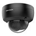 DS-2CD2186G2-ISU(2.8mm)(C)(BLACK) 8MPix IP Dome AcuSense kamera; IR 30m, Audio, Alarm, mikrofon, IK10; černá