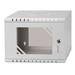 LEXI-Net Basic Rozvaděč nástěnný 10" 4U 300mm, dveře sklo, šedý