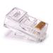 LEXI-Net Konektor RJ45 8/8 50u drát kulatý UTP CAT6 bez vložky otvor pro vodič 1,2mm