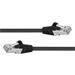 Premiumcord Patch kabel CAT6a S-FTP, RJ45-RJ45, AWG 26/7 0,5m černá