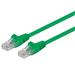 PremiumCord Patch kabel UTP RJ45-RJ45 CAT6 0.25m zelená