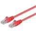 PremiumCord Patch kabel UTP RJ45-RJ45 level 5e 10m červená