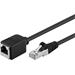 PremiumCord Prodlužovací Patch kabel F/UTP RJ45-RJ45 M/F 1m