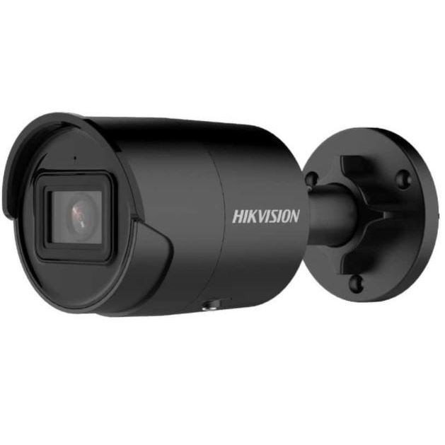 DS-2CD2043G2-IU(2.8mm)(BLACK) 4MPix IP Bullet kamera; IR 40m, mikrofon, IP67, černá
