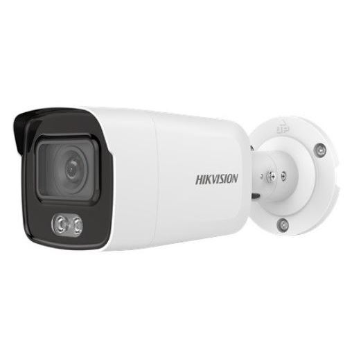 DS-2CD2047G2-LU(2.8mm) 4MPix IP Bullet ColorVu AcuSense kamera; LED 40m, WDR 130dB,mikrofon, IP67