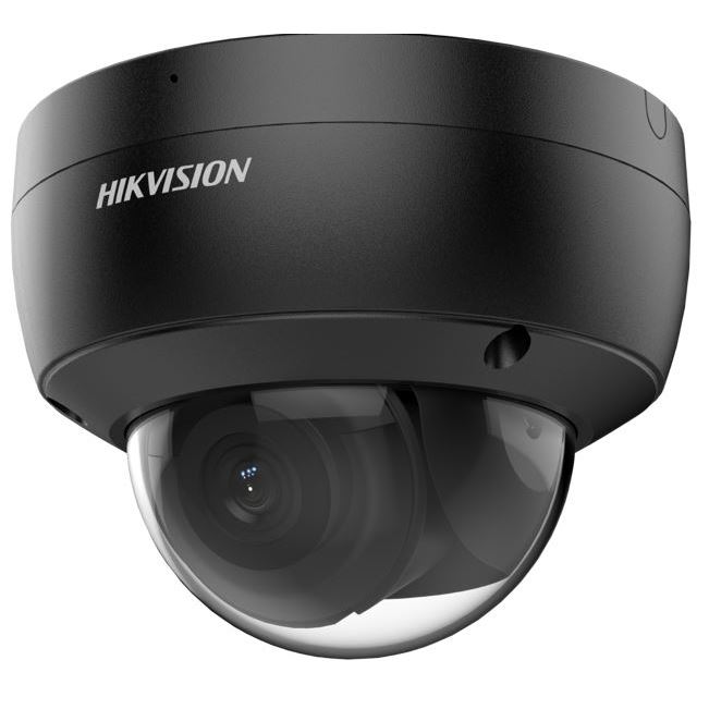 DS-2CD2123G2-IS(2.8mm)(BLACK) 2MPix IP Dome kamera; IR 30m, Audio, Alarm, IP67, IK10, černá