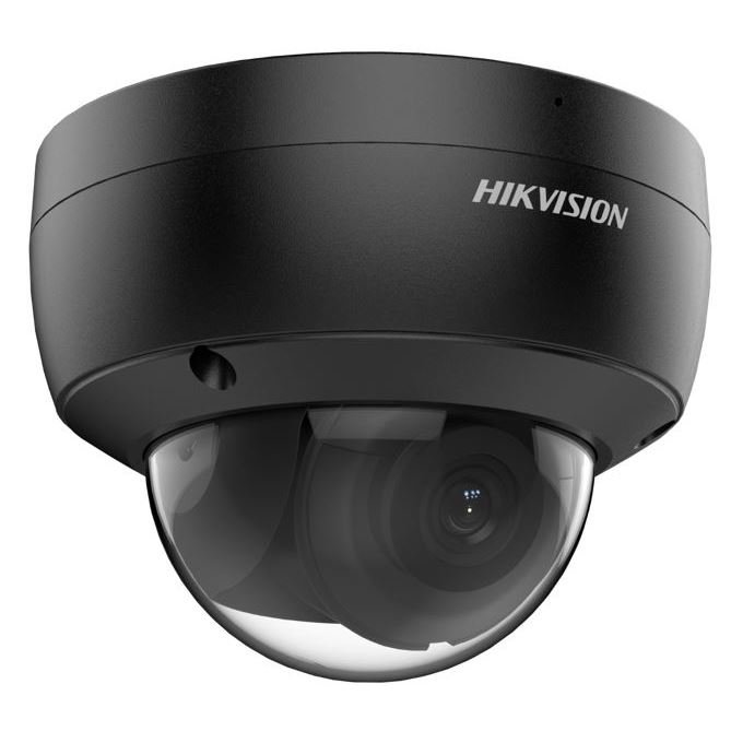 DS-2CD2146G2-ISU(2.8mm)(C)(BLACK) 4MPix IP Dome AcuSense kamera; IR 30m, Audio, Alarm, mikrofon, IK10, černá