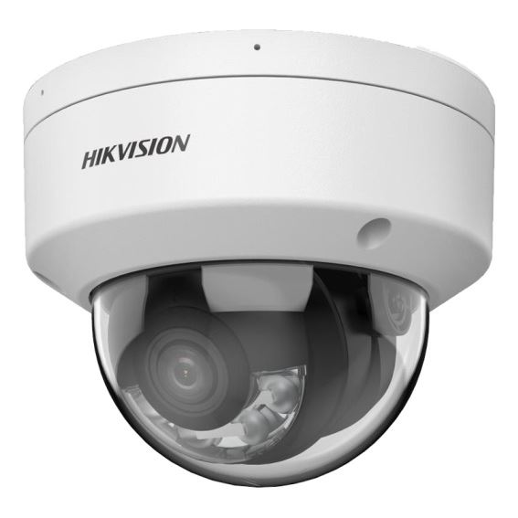 DS-2CD2167G2H-LISU(2.8mm)(eF) 6MPix IP Dome Hybrid ColorVu AcuSense kamera; LED/IR 30m, WDR 130dB,audio, alarm, IP67, I