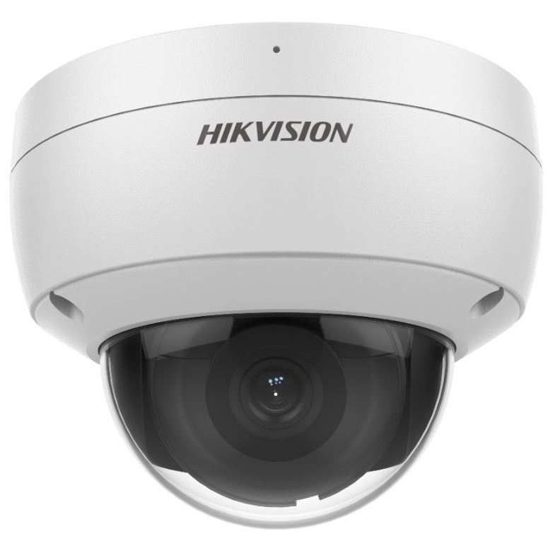 DS-2CD3186G2-ISU(2.8mm)(H)(eF) 8MPix IP AcuSense Dome kamera; IR 40m, Audio, Alarm, Mikrofon, IP67, IK10