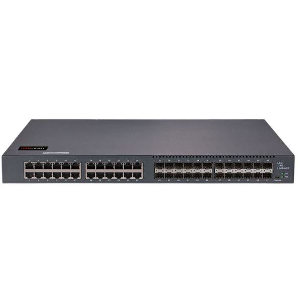 DS-3E3756TF Full Managed Gigabit Switch, 24x Gb T- Ports, 24x Gb Base-X ports, 8x 10G SFP+ ports
