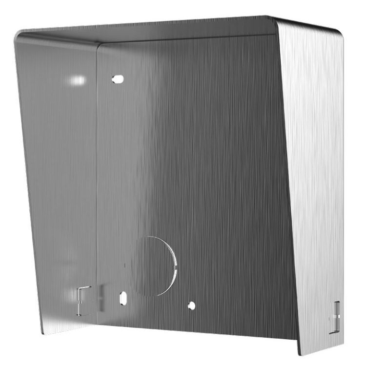 DS-KABD8003-RS1/S Kryt proti dešti a slunci pro 1-modulový interkom; nerez