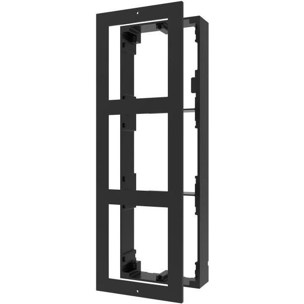 DS-KD-ACW3/Black 3-rámeček interkomu pro povrchovou montáž; černý