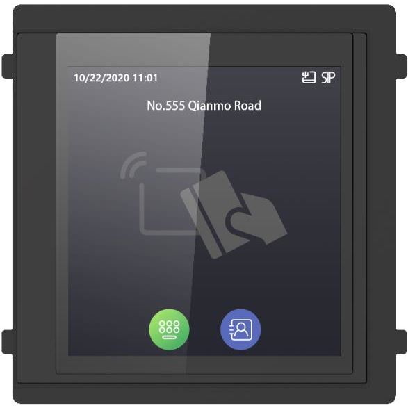 DS-KD-TDM Dotykový modul interkomu 3v1, čtečka Mifare karet