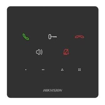 DS-KH6000-E1/Alarm Vnitřní dotyková IP Audio stanice bez obrazovky, PoE, alarm