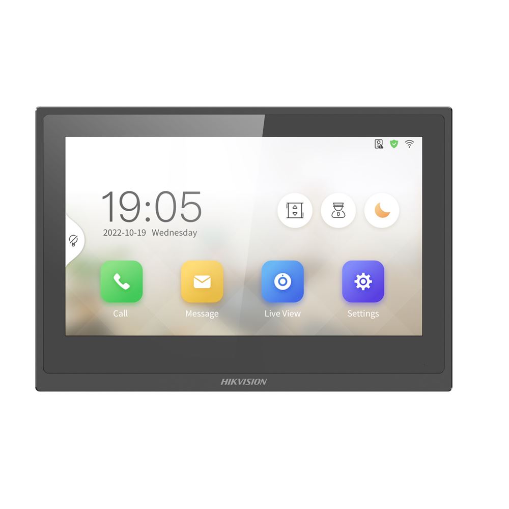 DS-KH6351-WTE1 7" IP bytový dotykový monitor; PoE; Wi-Fi