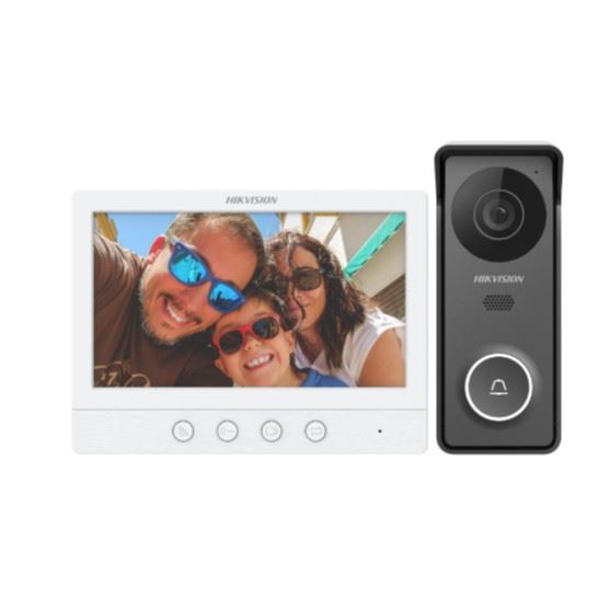 DS-KIS213(B) Kit videotelefonu, analog. 4-drát, bytový monitor + dveřní stanice