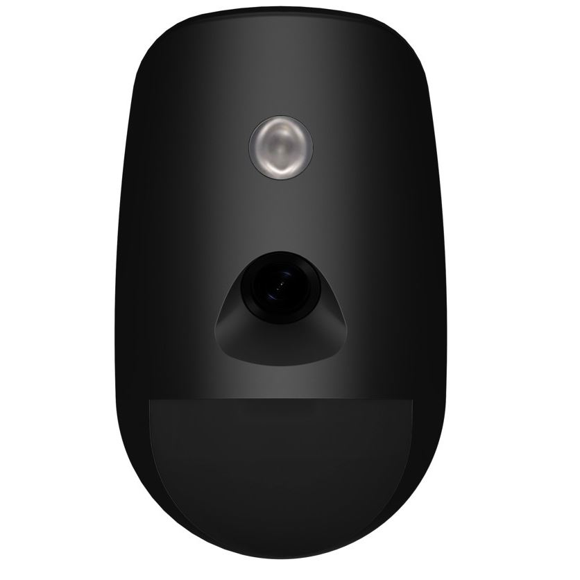 DS-PDPC12PF-EG2-WE(B)/BLACK AX PRO bezdrátový PIRCAM detektor, PET imunita do 30kg, dosah 12m, vějíř, LED přísvit, čern