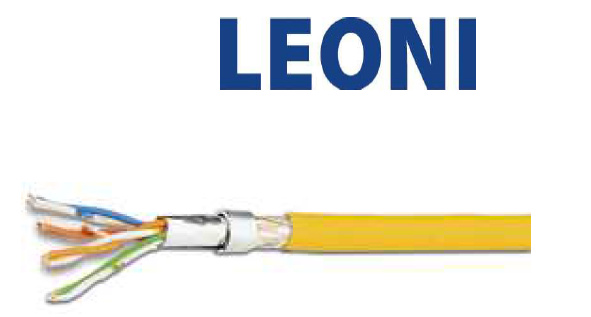Kabel SF/UTP CAT5 YELLOW FLEX PUR AWG26/7 RAL 1021 Leoni Kerpen