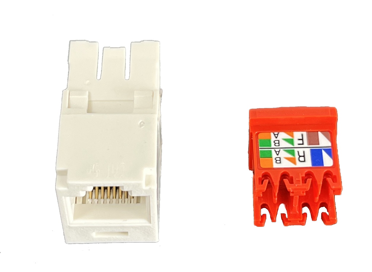 Keystone Cat5e UTP pro ABB 5014A-A00410B bílá