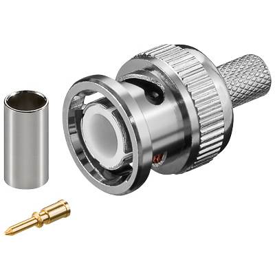 Konektor BNC lisovací 7,0mm (středový vodič 1,13mm)