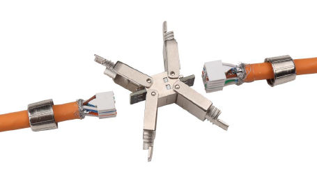 LEXI-Net Spojovací box zářezový beznástrojový malý CAT 6A FTP