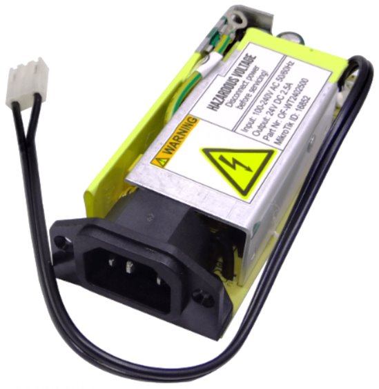 MikroTik 24V2APOW - 24V, 2.5A náhradní napájecí zdroj pro CCR1009-7G-1C-1S+ a CRS317-1G-16S+RM