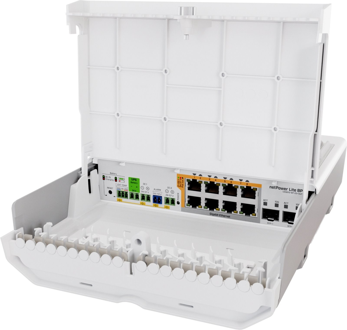 MikroTik CSS610-8P-2S+OUT Gbit PoE switch