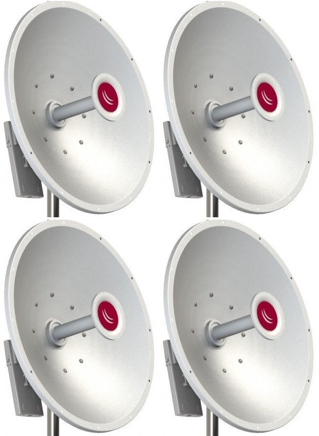 MikroTik MTAD-5G-30D3, mANT30, 30dBi Parabolická anténa Dual 5GHz, 2x RPSMA, standardní úchyt - balení 4ks