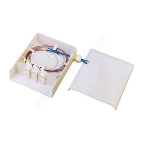 Optický rozvaděč nástěnný 3M 2552SA pro 6 duplex SC spojek, plastový