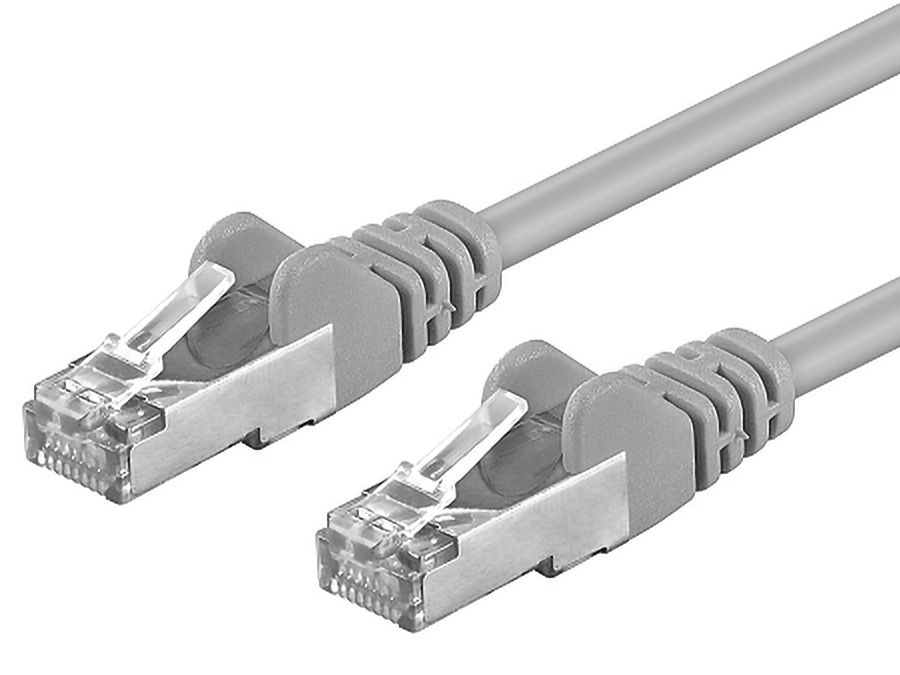 Premiumcord Patch kabel CAT 6a S-FTP,RJ45-RJ45,LSOH, AWG 26/7 20m šedá