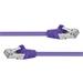 Premiumcord Patch kabel CAT6a S-FTP, RJ45-RJ45, AWG 26/7 10m fialová