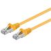 Premiumcord Patch kabel CAT6a S-FTP, RJ45-RJ45, AWG 26/7 5m žlutá