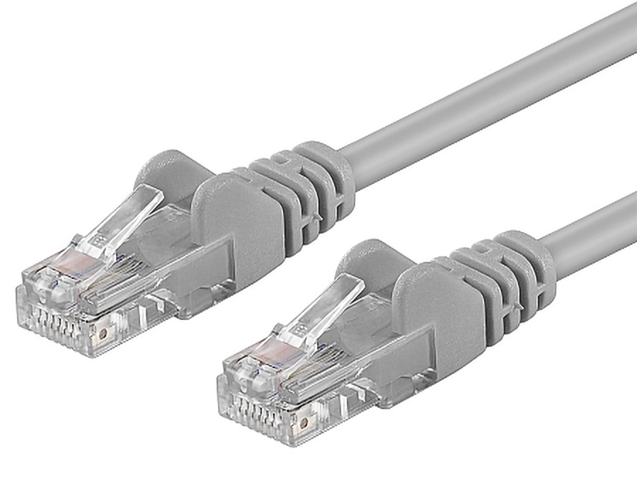 PremiumCord Patch kabel UTP RJ45-RJ45 CAT6 1,5m šedá