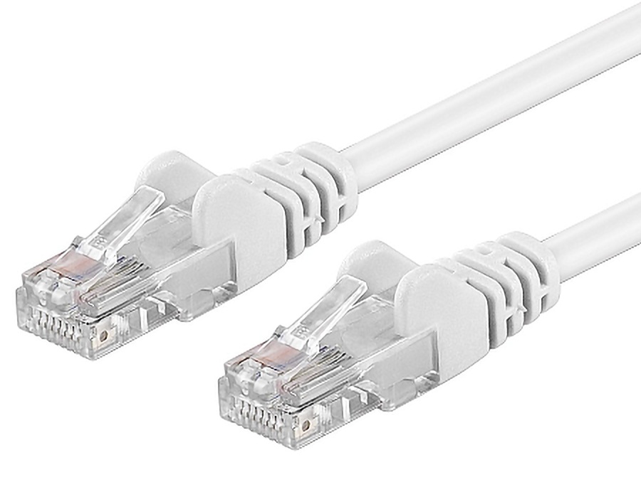 PremiumCord Patch kabel UTP RJ45-RJ45 CAT6 3m bílá