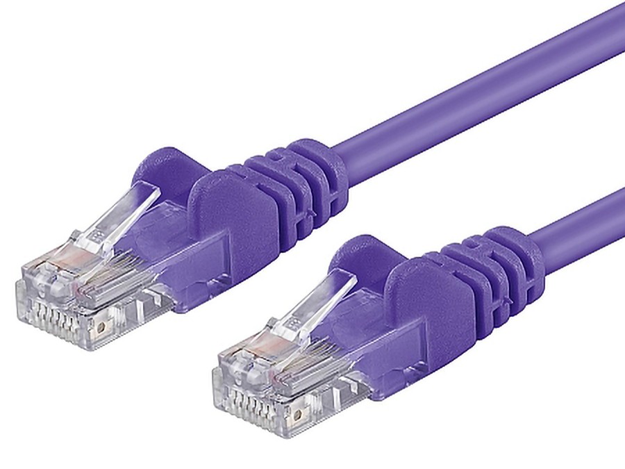 PremiumCord Patch kabel UTP RJ45-RJ45 level 5e 2m fialová