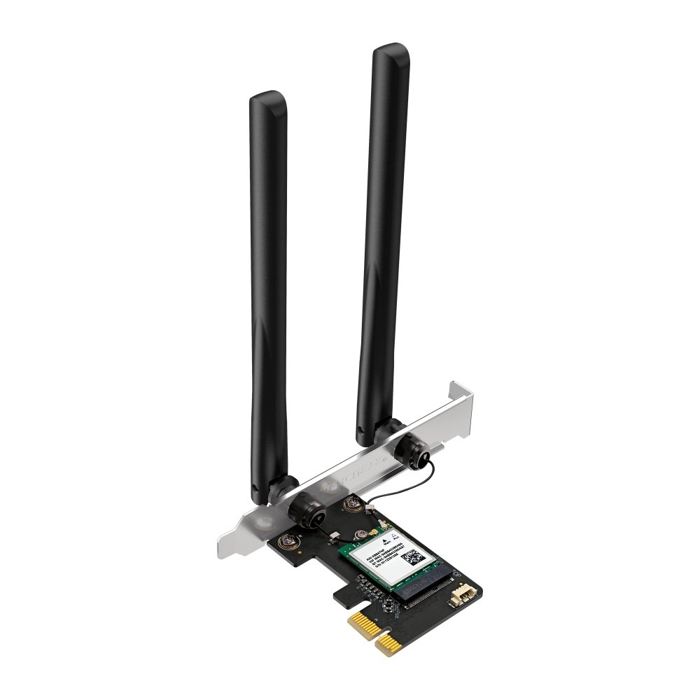 Síťová karta TP-Link Mercusys MA70XE AXE 1800, WiFi 6, Bluetooth 5.3, 2,4/5GHz, PCI-e