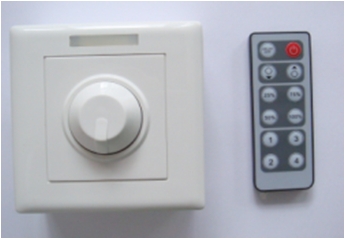 Stmívač jednobarevných LED pásků IR + pevné ovládání 12V/72W