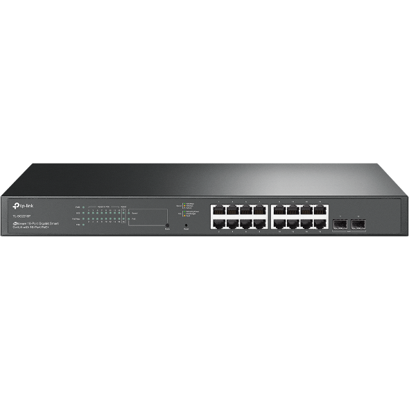 Switch TP-Link SG2218P Smart, 16x GLan s PoE+, 2x SFP, 150W, Omada SDN