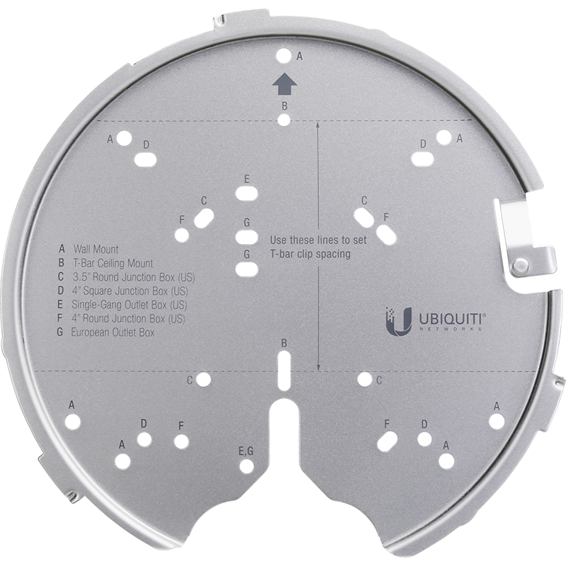 Ubiquiti U-PRO-MP - Univerzální montážní systém pro UAP-AC-PRO, UAP-AC-HD, UAP-AC-SHD a vyšší