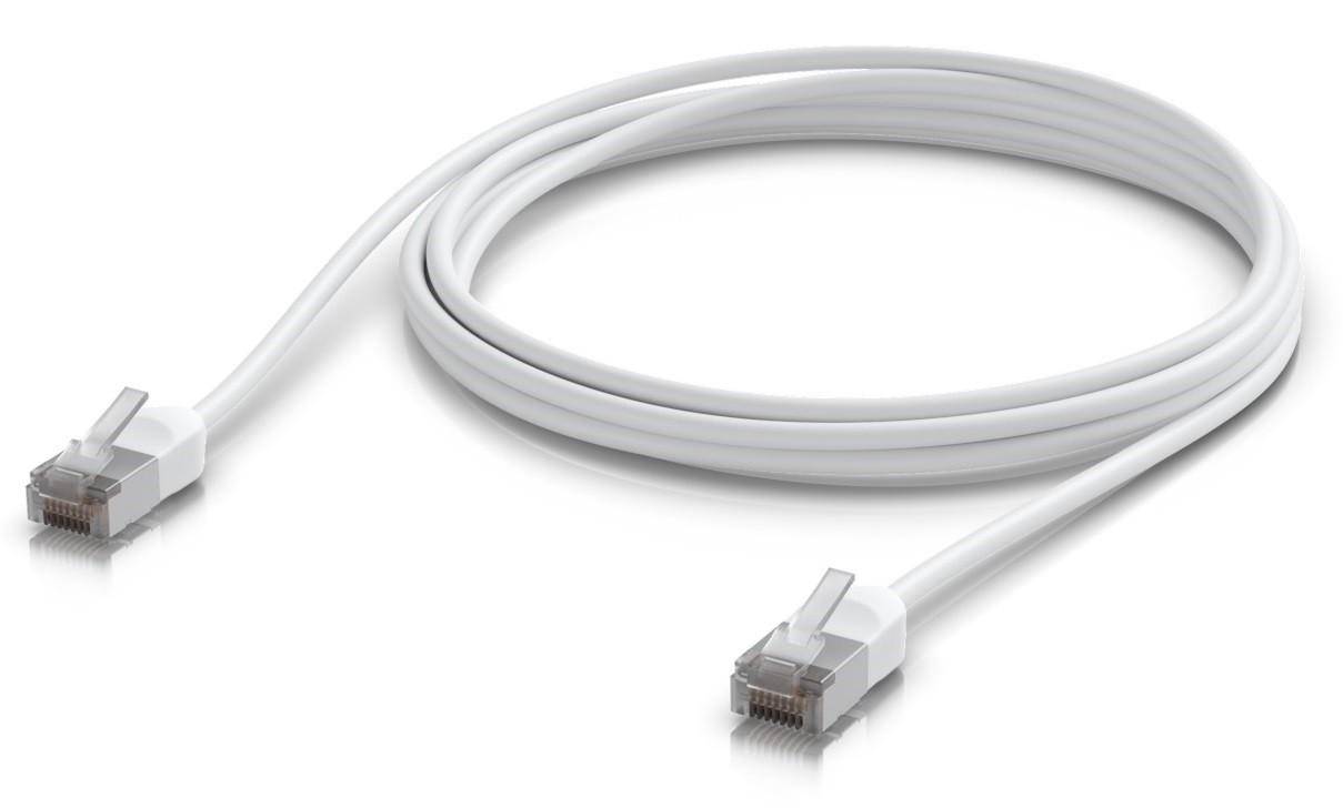 Ubiquiti UACC-Cable-Patch-Outdoor-C6A-2M-W venkovní Cat6a patch kabel, 2m