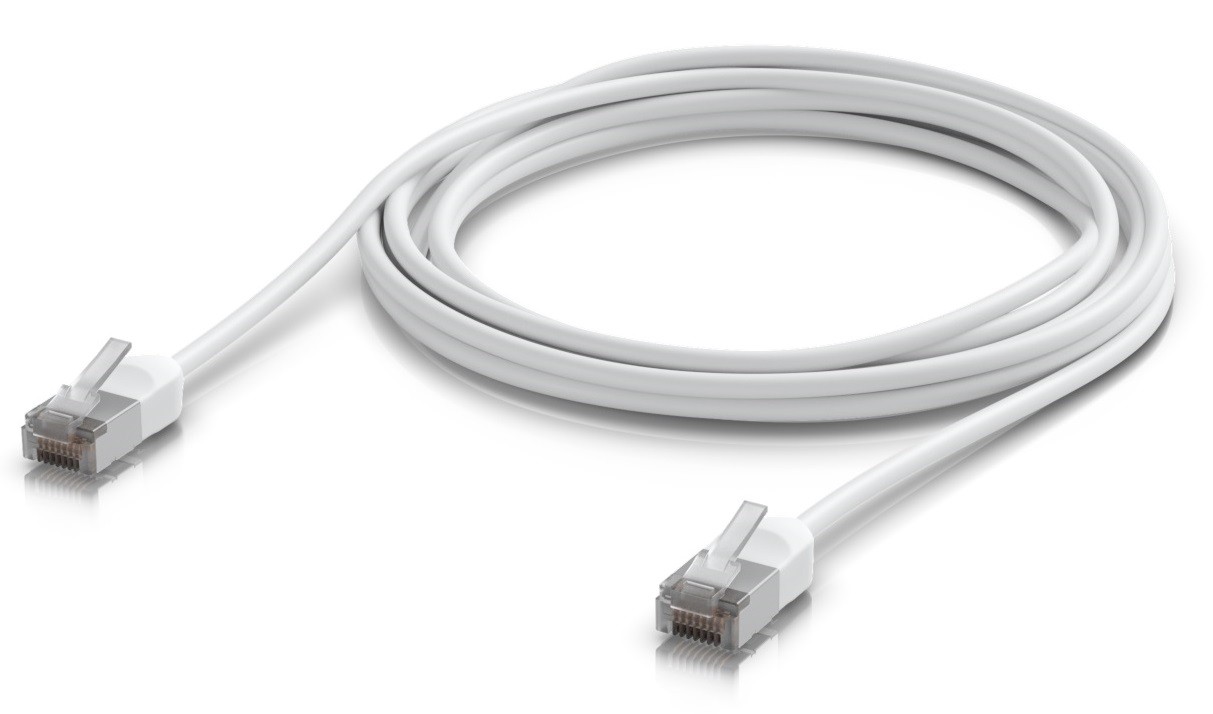 Ubiquiti UACC-Cable-Patch-Outdoor-C6A-3M-W venkovní Cat6a patch kabel, 3m