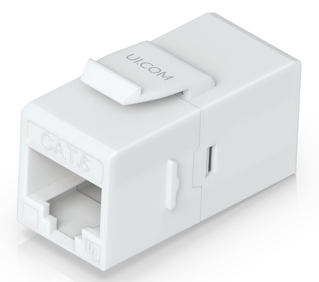 Ubiquiti UACC-Keystone-Coupler-C6 spojka RJ45 Cat6 (12ks) - Bazar