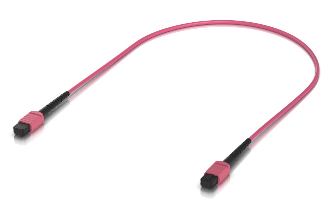 Ubiquiti UACC-OFC-MA-MPMP-0.5M - optický patch cord MPO-12 Type B UPC, Multi-mode OM4, 0,5m