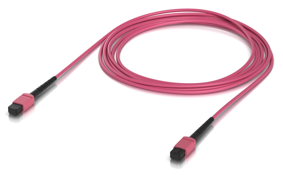 Ubiquiti UACC-OFC-MA-MPMP-3M-10 - optický patch cord MPO-12 Type B UPC, Multi-mode OM4, 3m, 10pack