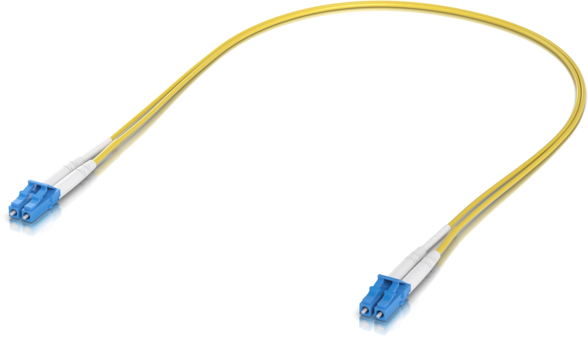 Ubiquiti UACC-OFC-S2-LULU-0.5M-50 - Optický Patch Cord LCupc/LCupc, Duplex, Singlemode 9/125, 0.5m, 50-pack