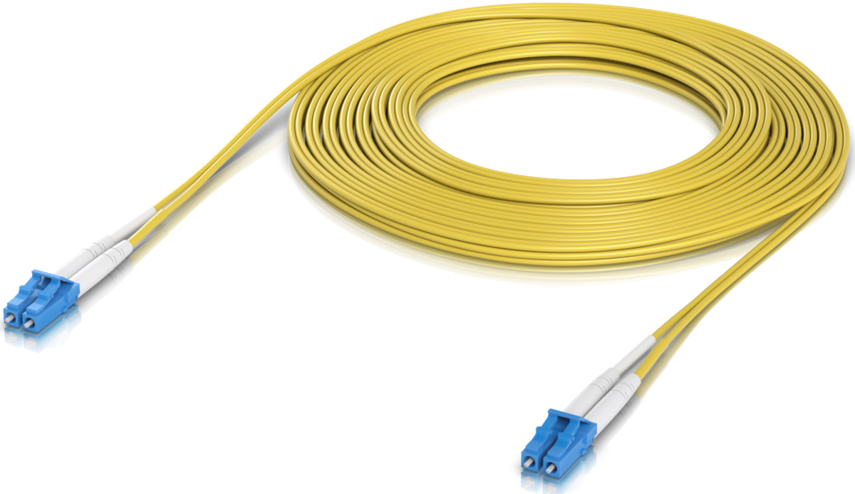 Ubiquiti UACC-OFC-S2-LULU-10M - optický patch cord LCupc/LCupc, Duplex, Singlemode 9/125, 10m