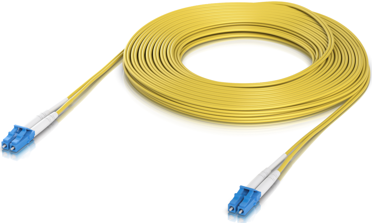 Ubiquiti UACC-OFC-S2-LULU-15M - optický patch cord LCupc/LCupc, Duplex, Singlemode 9/125, 15m