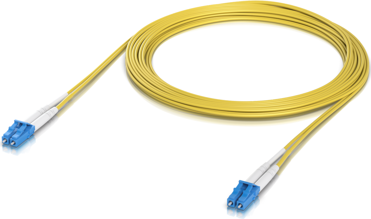 Ubiquiti UACC-OFC-S2-LULU-5M - optický patch cord LCupc/LCupc, Duplex, Singlemode 9/125, 5m