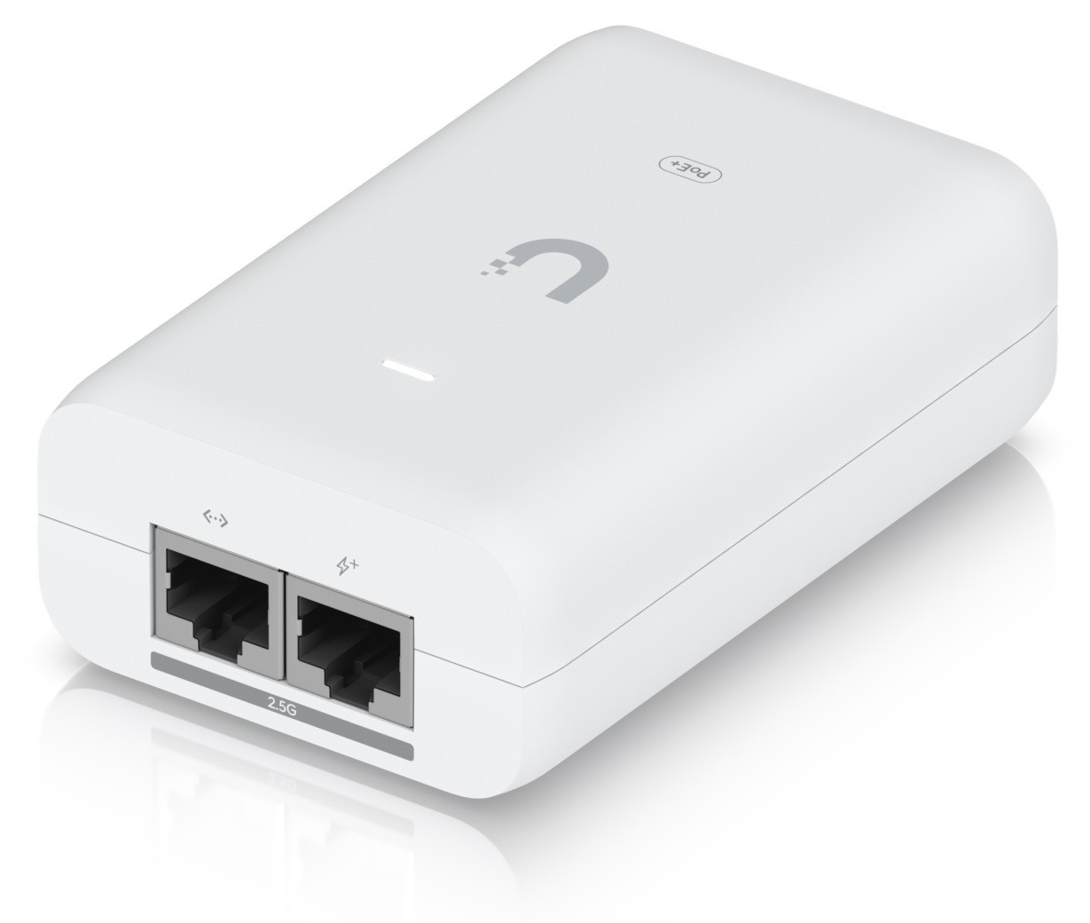 Ubiquiti UACC-PoE+-2.5G - 2.5Gbitový PoE injektor 48V/0,65A (30W), bílý