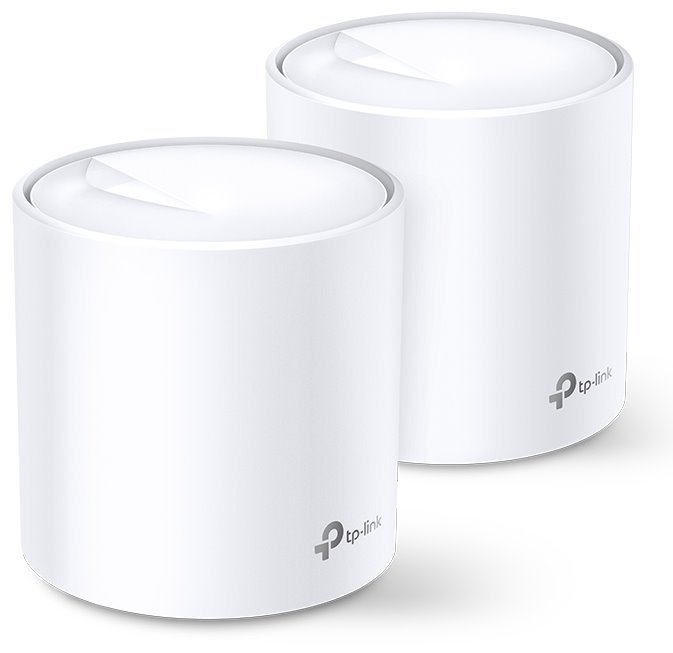 WiFi router TP-Link Deco X20 (2-pack) AX1800, WiFi 6, 2x GLAN, / 574Mbps 2,4GHz/ 1201Mbps 5GHz